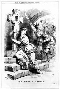 La Iglesia Mártir, ilustración de 
